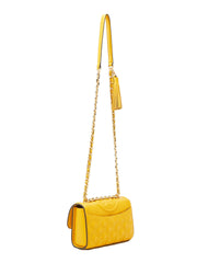 Tory Burch 75576 Fleming Small Convertible Shoulder Bag Golden Crest