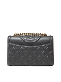 Tory Burch 75576 New Fleming Small Convertible Shoulder Bag Overcast