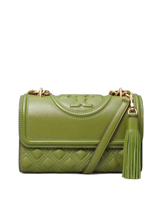 Tory Burch 75576 New Fleming Small Convertible Shoulder Bag Spinach