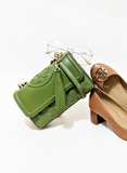 Tory Burch 75576 New Fleming Small Convertible Shoulder Bag Spinach
