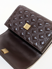 Tory Burch 75576 Small Fleming Convertible Shoulder Bag Tempranillo