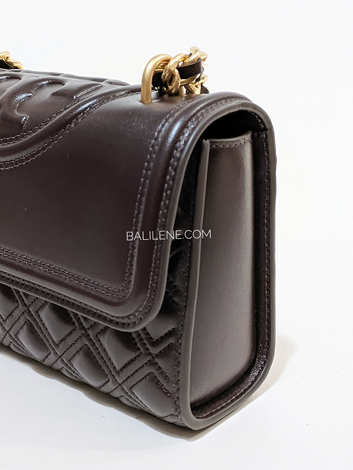 Tory Burch 75576 Small Fleming Convertible Shoulder Bag Tempranillo