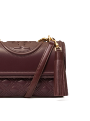Tory Burch 75576 Small Fleming Convertible Shoulder Bag Tempranillo