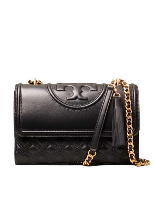Tory Burch Fleming Convertible Shoulder Bag Black