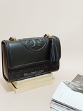 Tory Burch Fleming Convertible Shoulder Bag Black