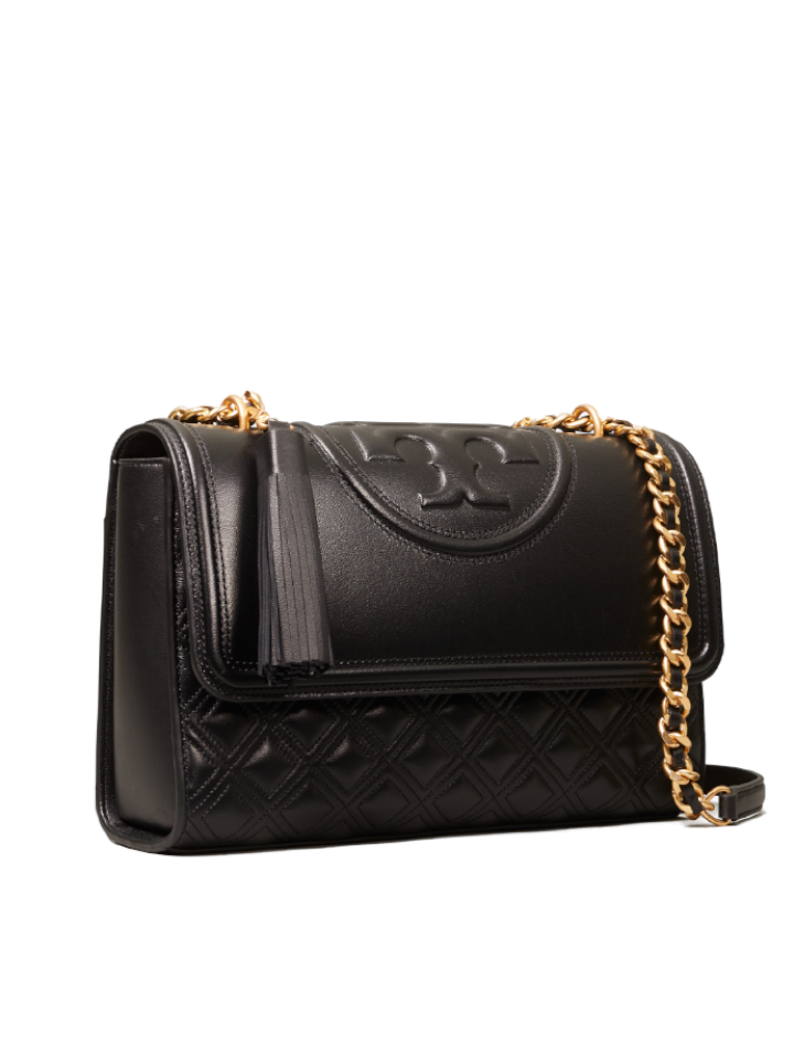 Tory Burch Fleming Convertible Shoulder Bag Black
