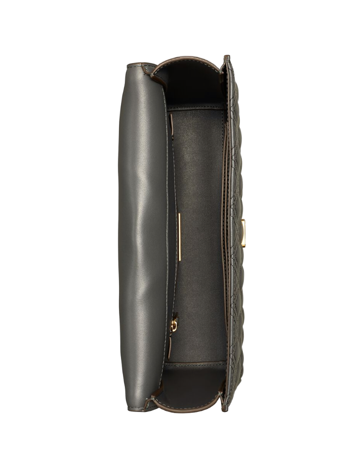 Tory Burch Fleming Convertible Shoulder Bag Overcast