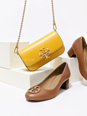 Tory Burch Eleanor Phone Crossbody Bag Golden Crest