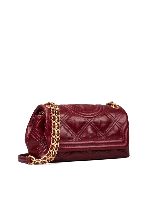 Tory-Burch-77099-Fleming-Soft-Glazed-Mini-Bag-Royal-Burgundy-Balilene-samping