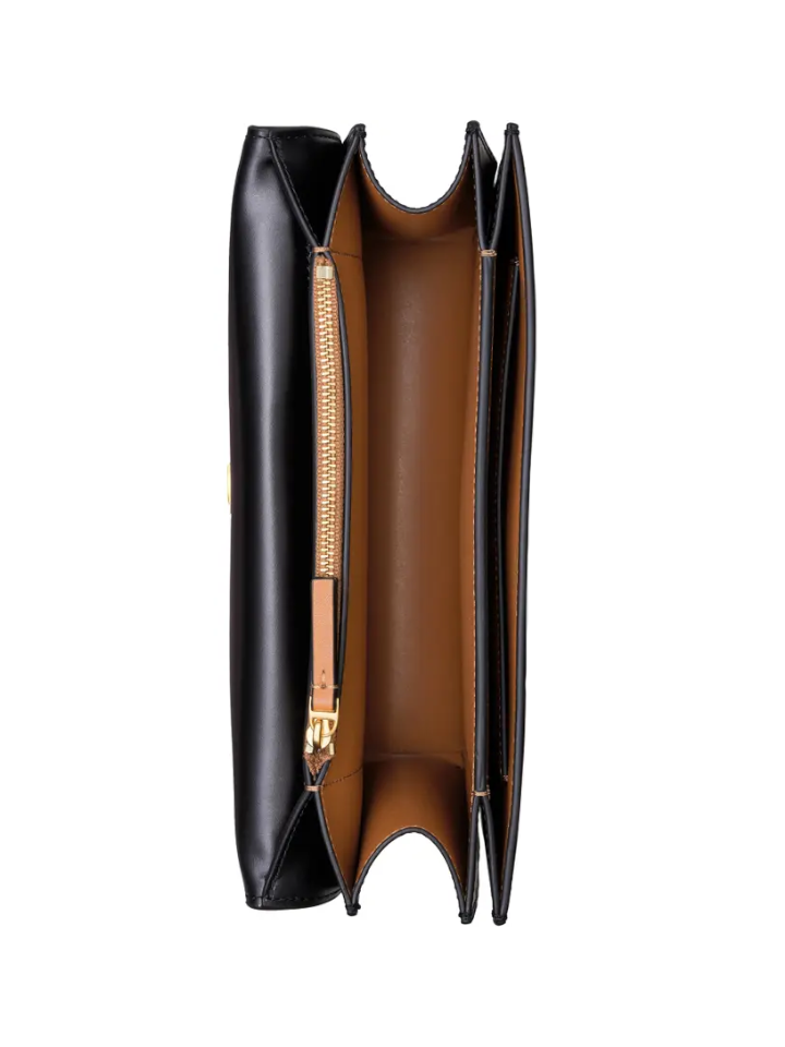 Tory Burch 77236 Eleanor Convertible Shoulder Bag Black