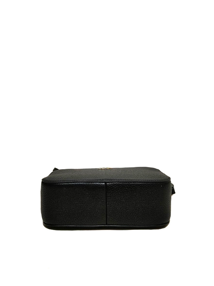 Tory Burch 78548 Large Logo Round Crossbody Black