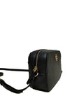Tory Burch 78548 Large Logo Round Crossbody Black