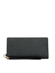 Tory Burch 78609 Emerson Slim Wristlet Envelope Wallet Black