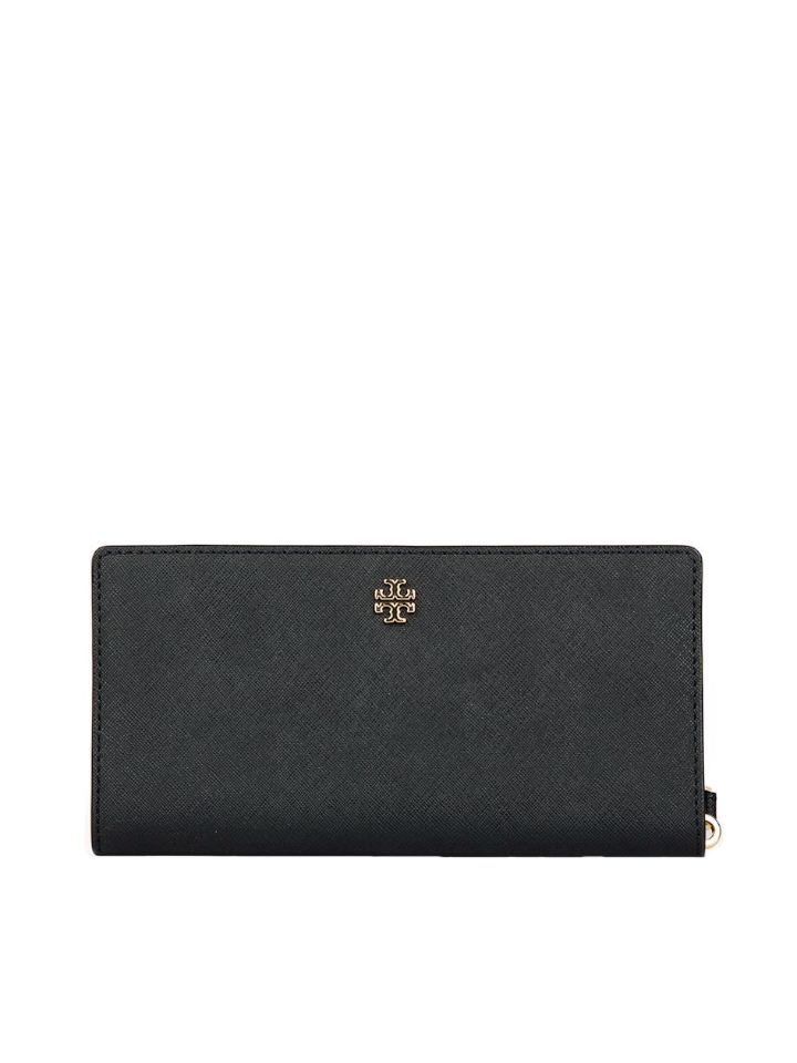Tory Burch 78609 Emerson Slim Wristlet Envelope Wallet Black