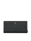 Tory Burch 78609 Emerson Slim Wristlet Envelope Wallet Black