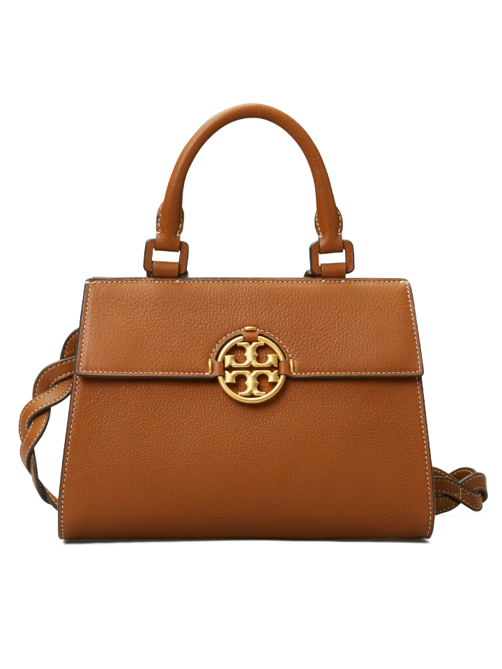 Tory Burch 79329 Miller Top-Handle Satchel Light Umber