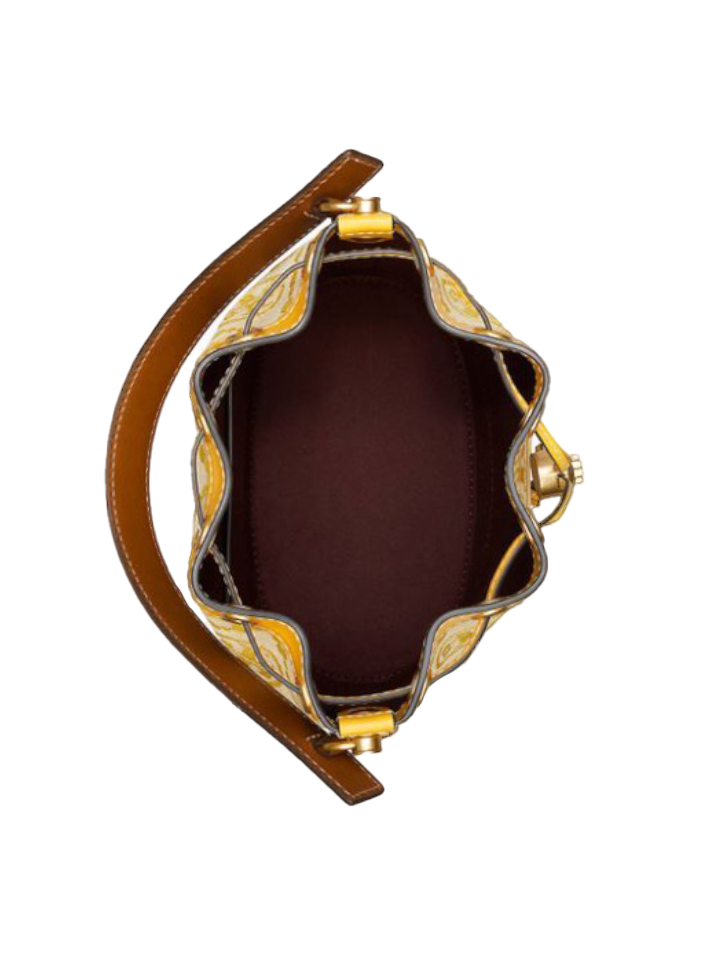 Tory-Burch-79487-T-Monogram-Jacquard-Bucket-Bag-Goldfinch-Balilene-dalam