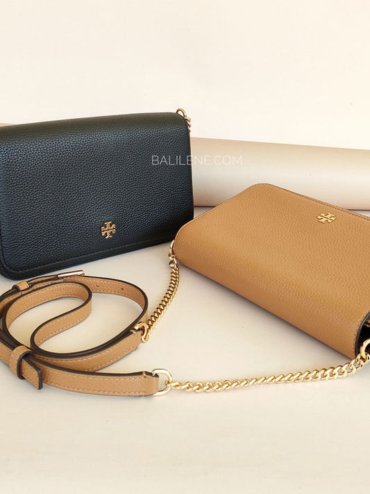 Tory Burch 80323 Carter Adjustable Shoulder Bag Black