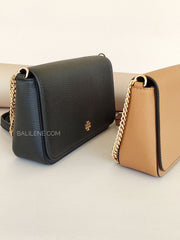 Tory Burch 80323 Carter Adjustable Shoulder Bag Black