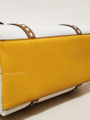 Tory Burch 80361 Perry Canvas Small Triple-Compartment Tote Bag