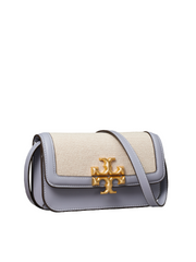 Tory Burch 80442 Eleanor Canvas Phone Crossbody Bag Cloud Blue