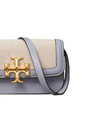 Tory Burch 80442 Eleanor Canvas Phone Crossbody Bag Cloud Blue