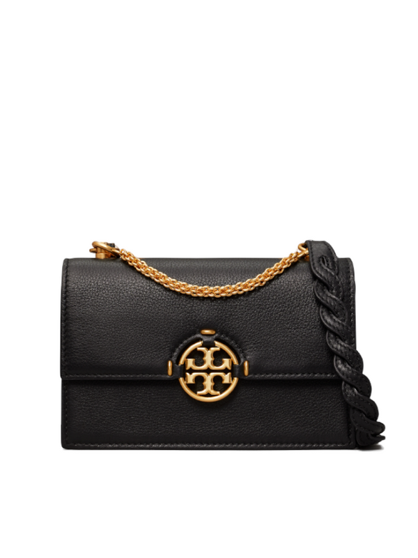 Tory Burch Kira Chevron Chain Wallet Squash – Balilene