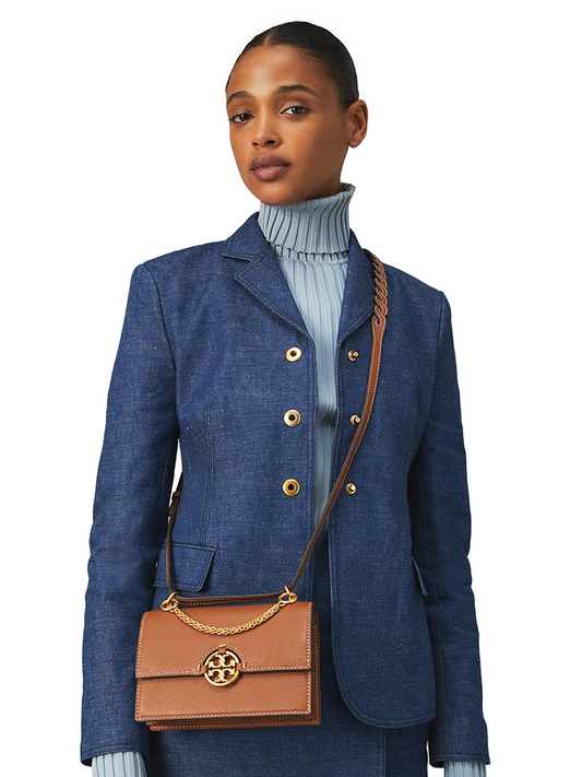 Tory Burch 80532 Miller Mini Crossbody Bag Light Umber