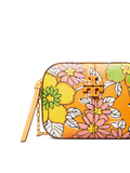 Tory Burch 80588 McGraw Printed Camera Bag Rust Wallpaper Floral