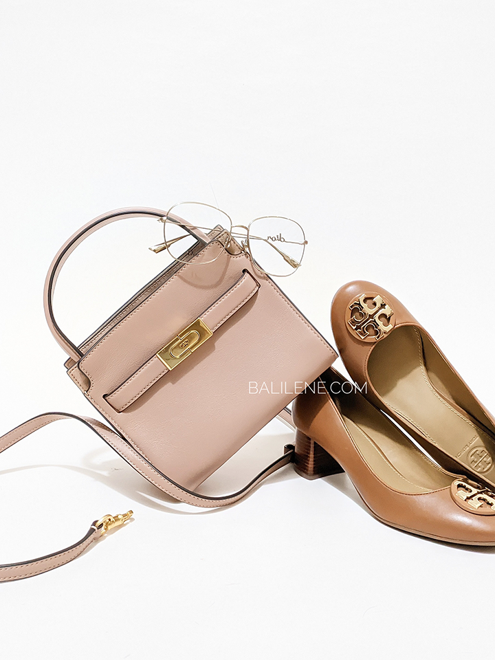 Tory Burch 80672 Lee Radziwill Petite Double Bag Mallow