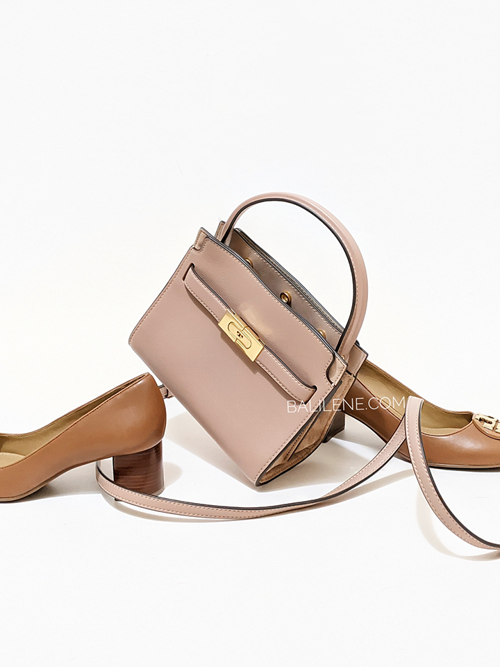 Tory Burch 80672 Lee Radziwill Petite Double Bag Mallow