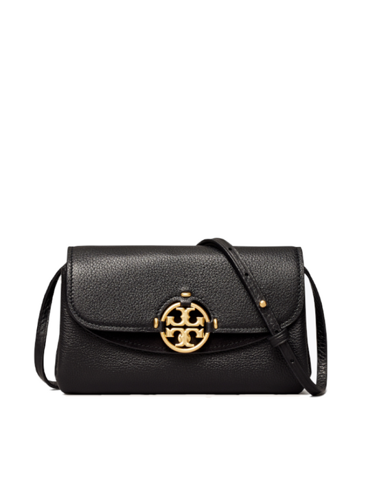 Tory Burch Miller Crossbody Wallet Black