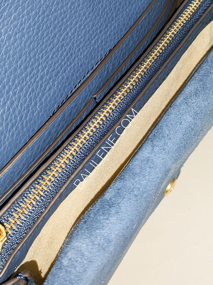 Tory Burch Miller Crossbody Wallet Bluestone