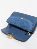 Tory Burch Miller Crossbody Wallet Bluestone