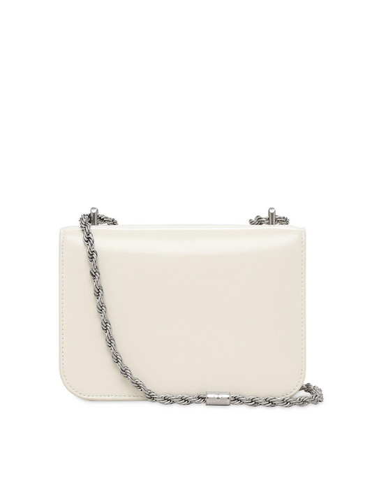 Tory Burch 81676 Eleanor Patent Small Convertible Shoulder Bag New Ivory