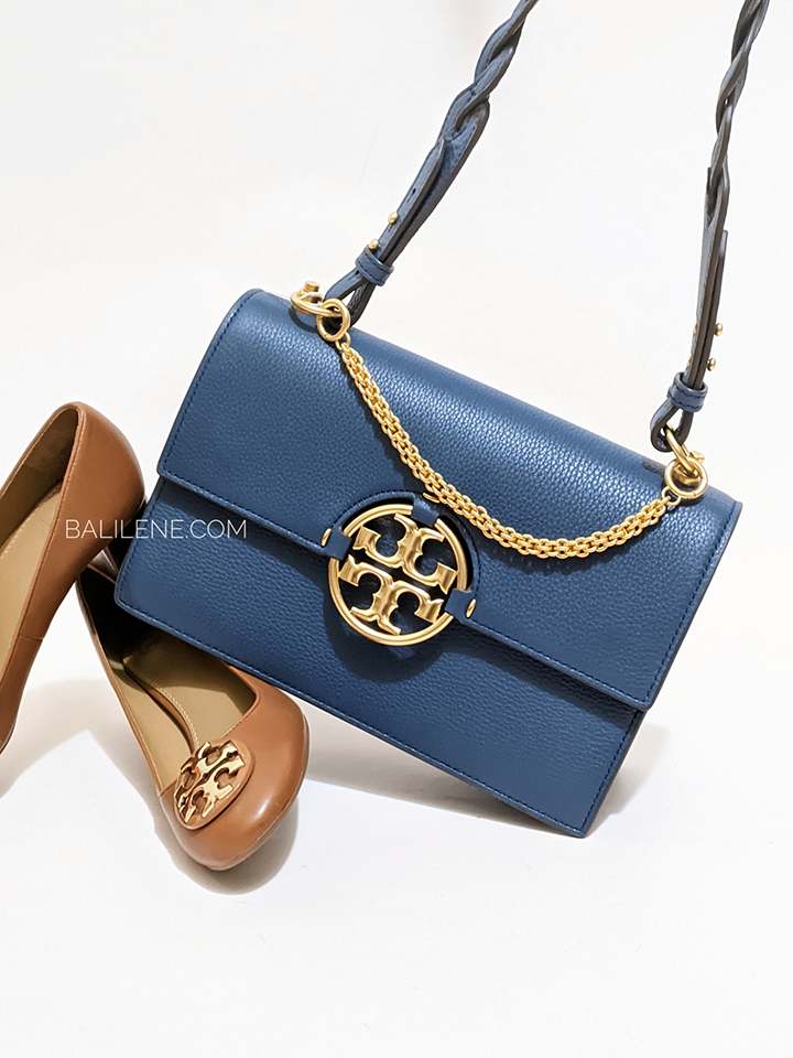 Tory Burch 81688 Miller Shoulder Bag Bluestone