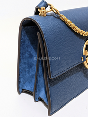 Tory Burch 81688 Miller Shoulder Bag Bluestone
