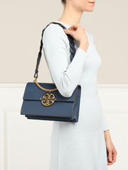 Tory Burch 81688 Miller Shoulder Bag Bluestone
