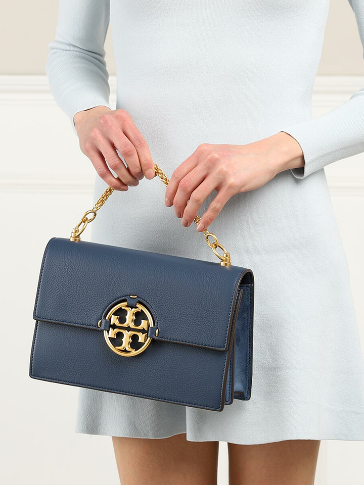 Tory Burch 81688 Miller Shoulder Bag Bluestone