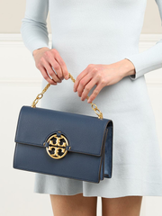 Tory Burch 81688 Miller Shoulder Bag Bluestone