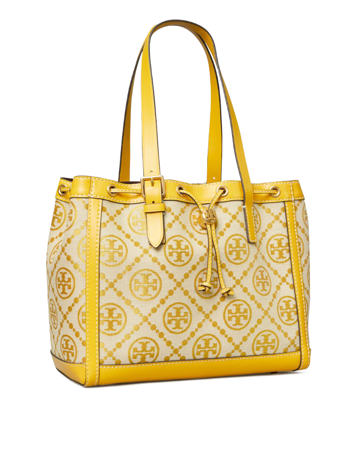 Tory-Burch-81803-T-Monogram-Jacquard-Small-Tote-Bag-Goldfinch-Balilene-depan1