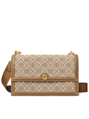 Tory-Burch-81863-T-Monogram-Jacquard-Shoulder-Bag-Hazelnut-Balilene-depan
