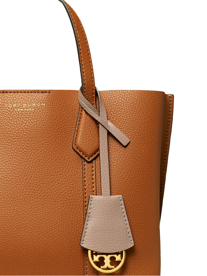 Tory Burch Umber Perry Small Triple-Compartment Tote at FORZIERI UK