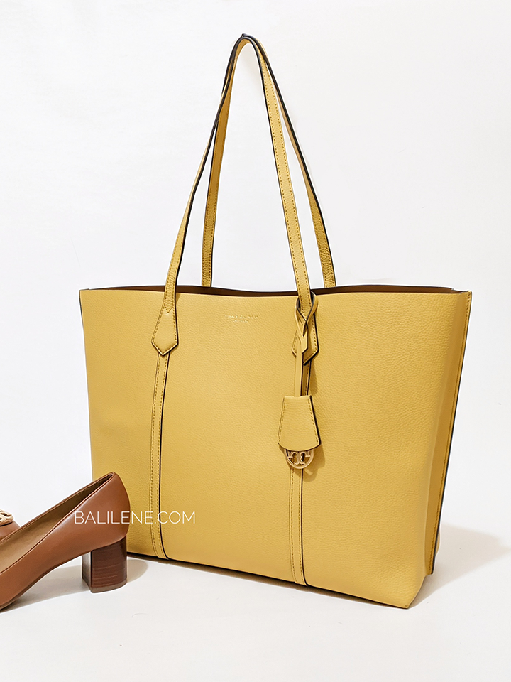 Tory Burch 81932 Perry Triple-Compartment Tote Bag Golden Sunset