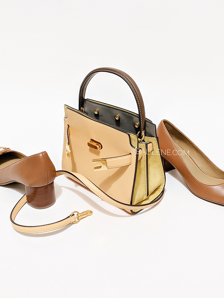 Tory Burch 82196 Lee Radziwill Petite Double Bag Jackfruit – Balilene