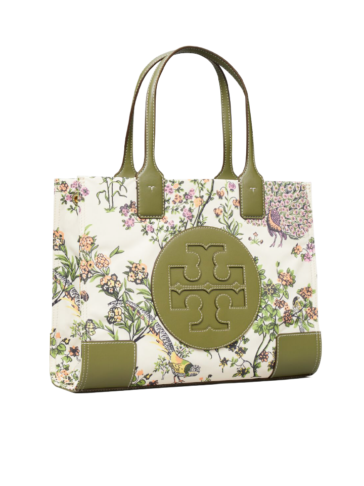 Tory Burch 82268 Ella Printed Tote Bag Winter Sage