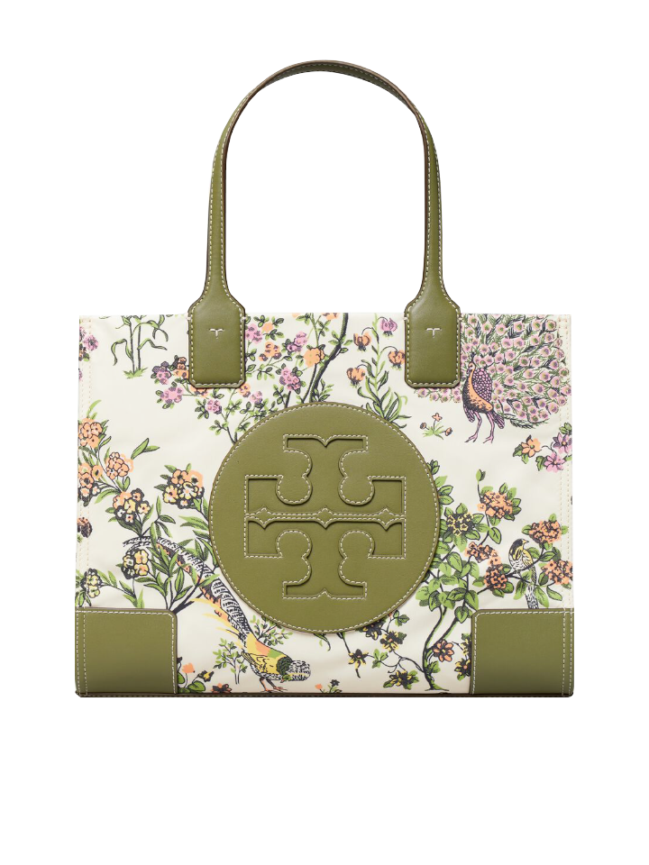 Tory Burch 82268 Ella Printed Tote Bag Winter Sage