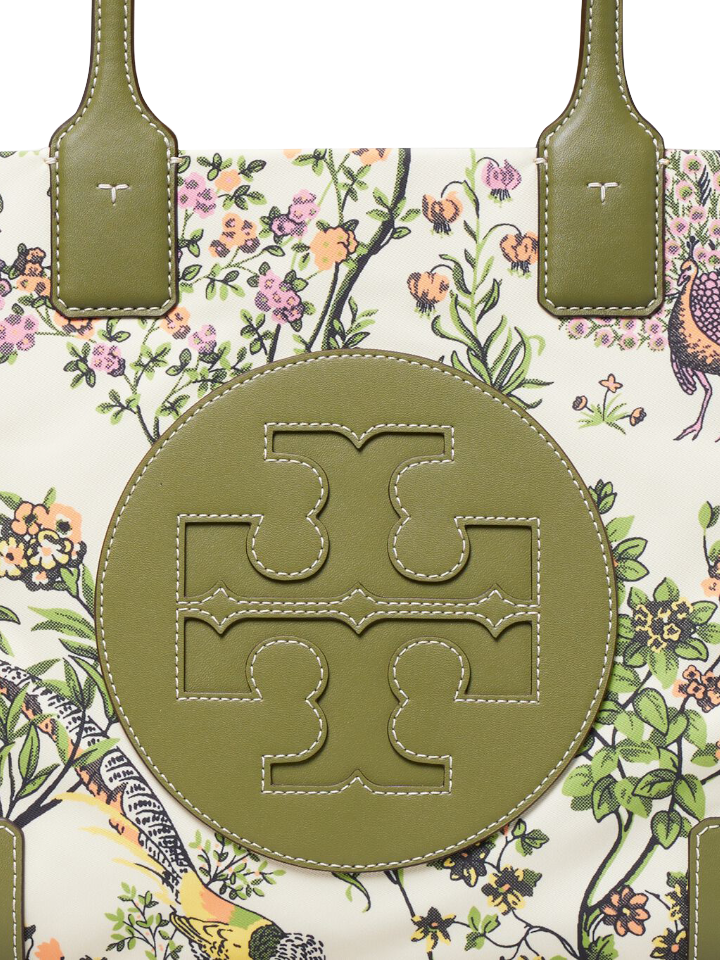 Tory Burch 82268 Ella Printed Tote Bag Winter Sage