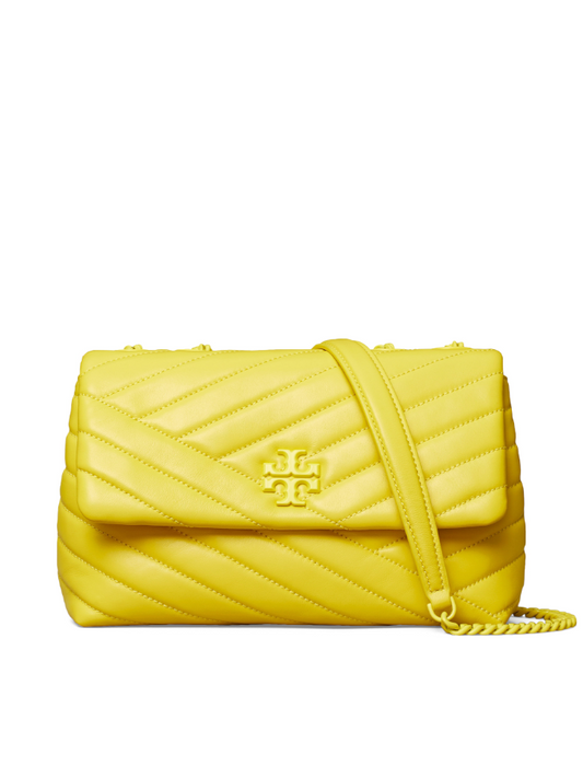    Tory-Burch-82285-Kira-Chevron-Powder-Coated-Small-Convertible-Shoulder-Bag-Calendula-Balilene-depan