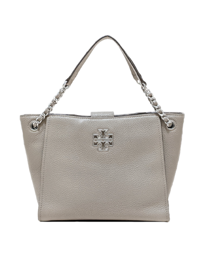 Tory burch grey online tote bag